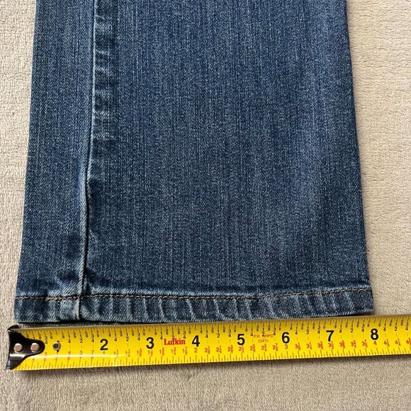 Calvin Klein Straight Leg Mid Rise Denim Jeans - Picture 12 of 12